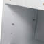 Armoire d'appoint de salle de bain 12 "blanc brillant avec portes à fermeture douce et monture flottante | Idée cadeau