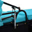 Chaise longue inclinable en rotin de 76,8 po Arybella avec coussins et plateau à tasses-306775637