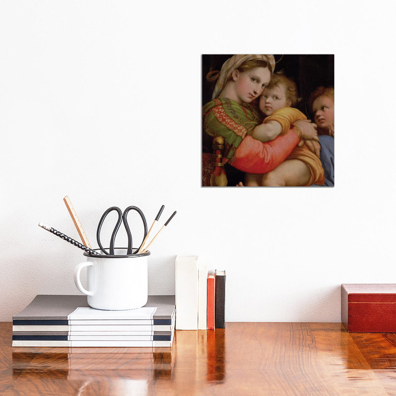 The Madonna Of The Chair by Raphael - Wrapped Canvas Gallery-Wrapped Canvas Giclée, 30.48 cm H x 30.48 cm W