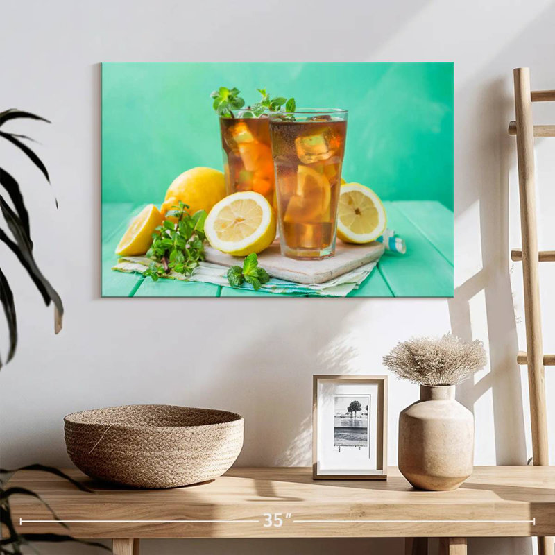Yarlin Lemon Iced Tea, 24" H x 36" W