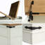 Table basse de rangement carrée avec plateau relevable à charnière de 31,5 po Curnow-1829315379