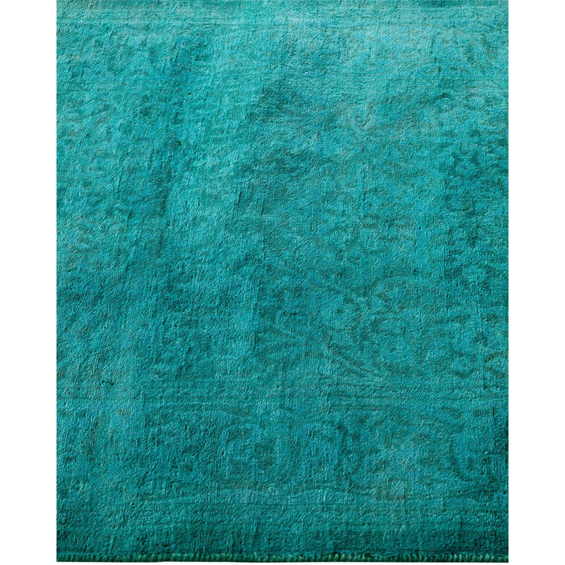 Overyed One-of-a-Kind Runner 2'9" X 9'10" Hand Knotted Area Rug
