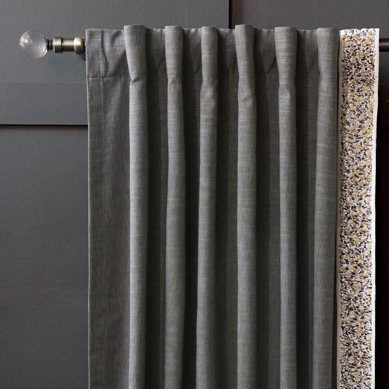 Indochine Room Darkening Curtain, 96" x 108", Left