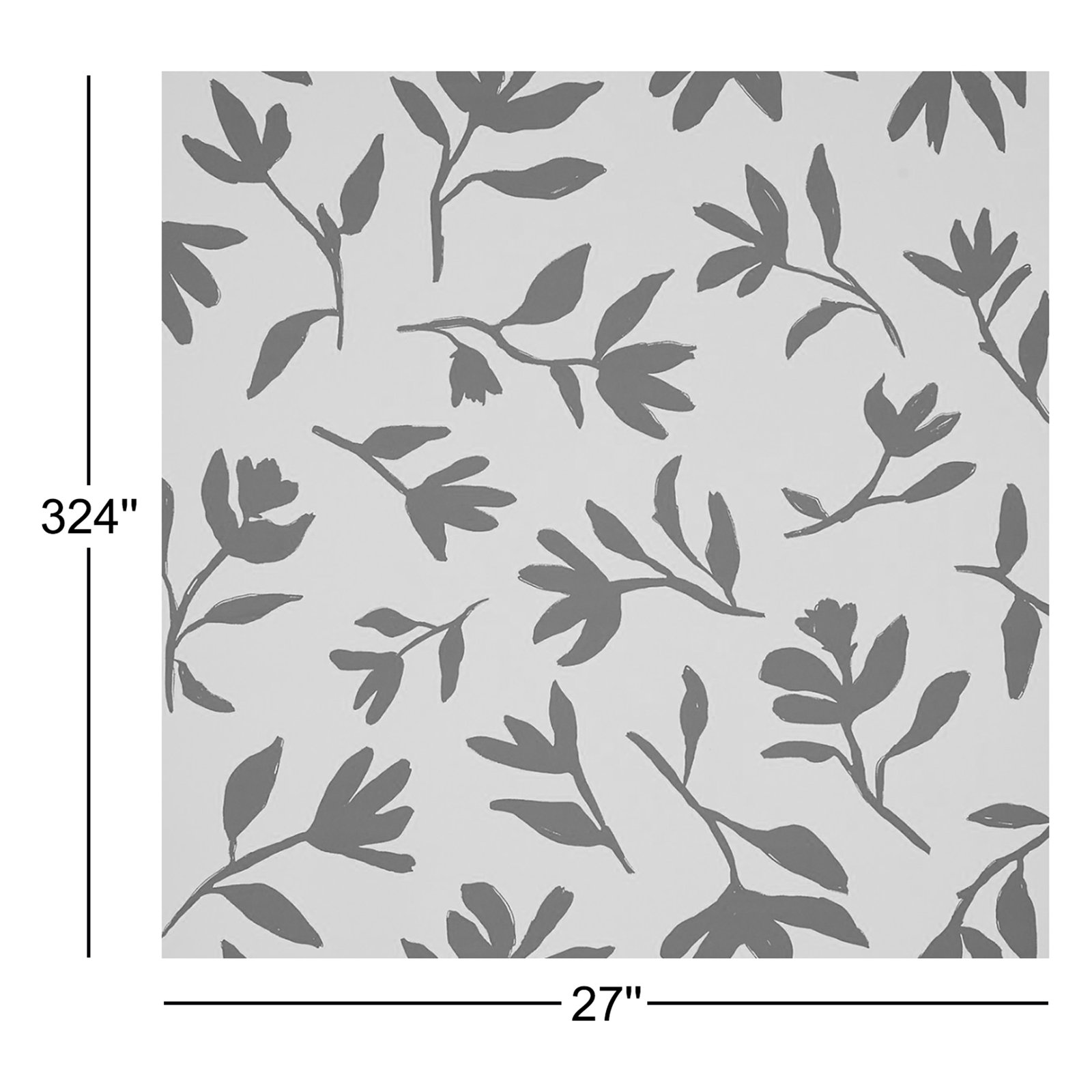 Schumacher Laurel Wallpaper Roll, Green