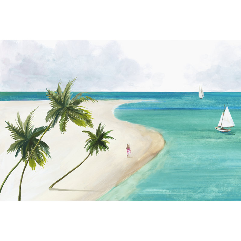 «Prestine Beach On Canvas» par Allison Pearce, reproduction, H 8 po x l 12 po