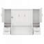 Lit escamotable mural avec tiroirs et tablettes Murphy-1527925681