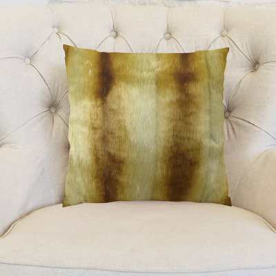 Sheared Chinchilla Throw Pillow