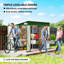 Outsunny 7.5 x 4.3ft Metal Garden Storage Shed Waterproof Vents-123497284