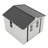 Outdoor Storage Shed, 8X8  Protective Film, Four Daylight Windows Lockable Doors,A Practical And Thoughtful Gift-123794603-123794605