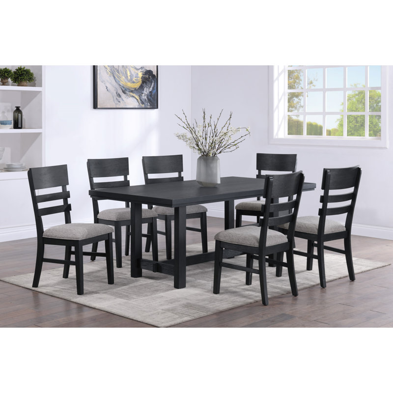 Ensemble de salle à manger rectangulaire L 72,00 po x l 40,00 po Brejae, 7