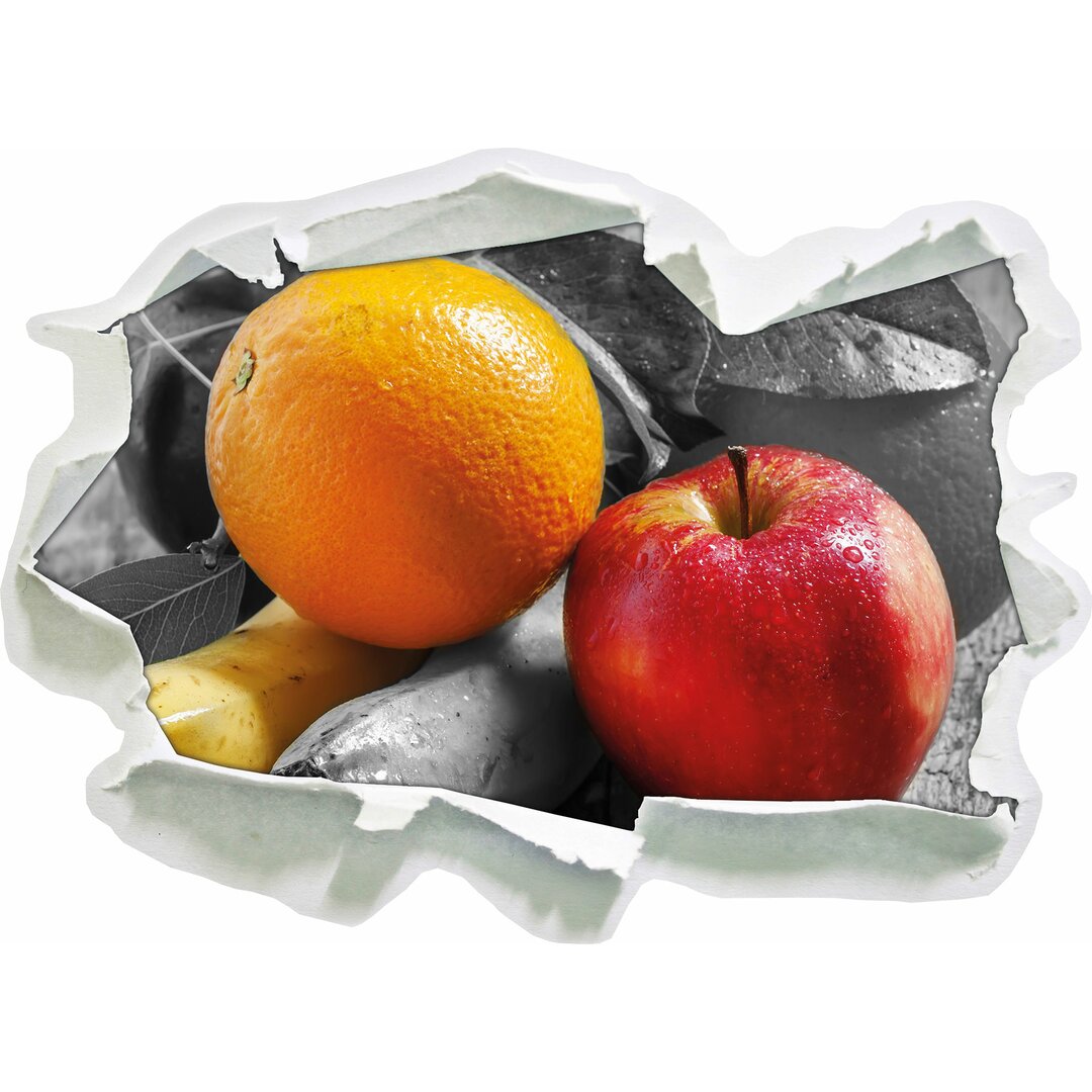 Apfel Banane Orange und Co. Wandaufkleber