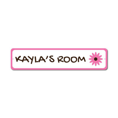 Flower Metal Sign