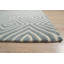 Tapis bleu en laine touffeté à la main Rhea-1720861731