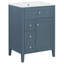 Meuble-lavabo moderne avec lavabo en céramique Kensington-128834590-128834592