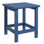Table d'appoint extérieure carrée 15 po Blue