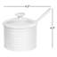 Portmeirion Sophie Conran White Conserve Pot W/Spoon 4.5"