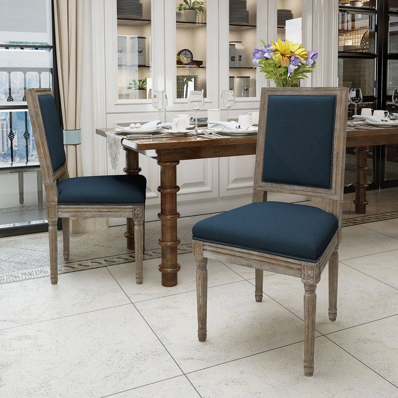 Chaise en tissu
