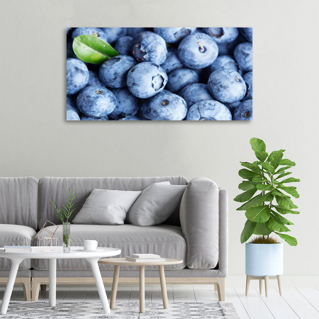 Blaubeeren - Ungerahmte Kunstdrucke auf Leinwand