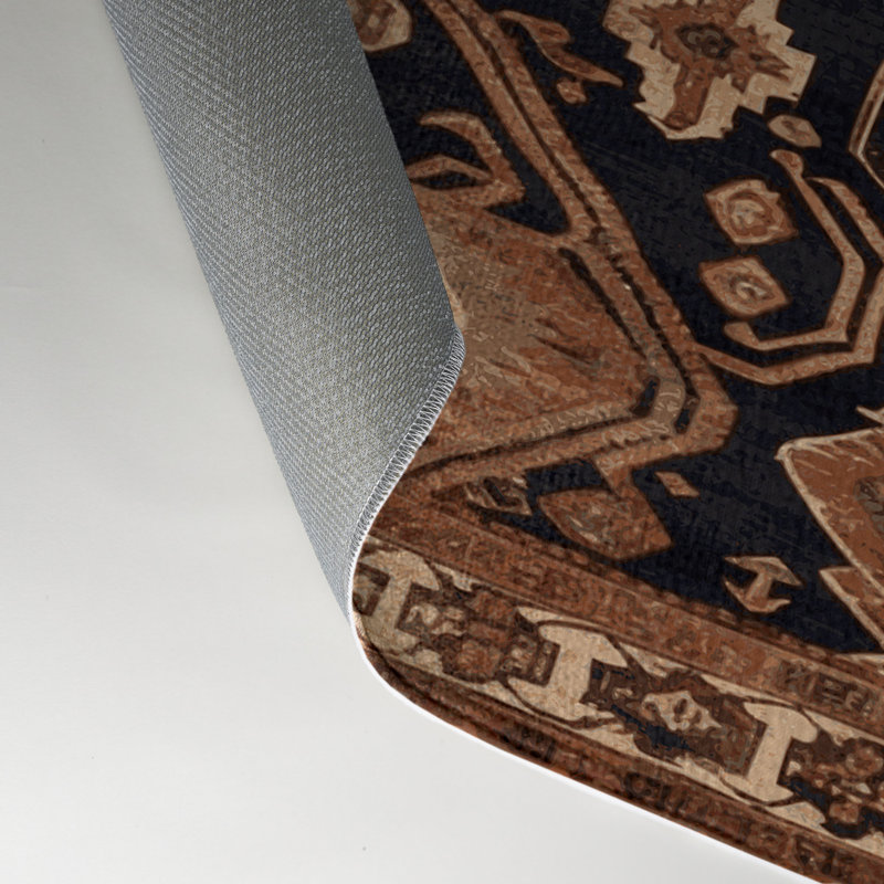 Tapis turc intérieur et extérieur brun, Rectangle 9 pi x 12 pi