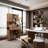 Double-door Bamboo High-capacity Storage Cabinet