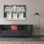 Art mural sur toile Dorri «White Floral Trio» par Cindy Jacobs-231784891