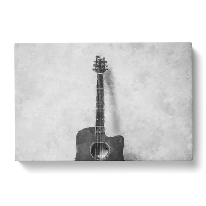 Acoustic Guitar Vol.2 - Wrapped Canvas Print, 40cm H x 60cm W x 3cm D