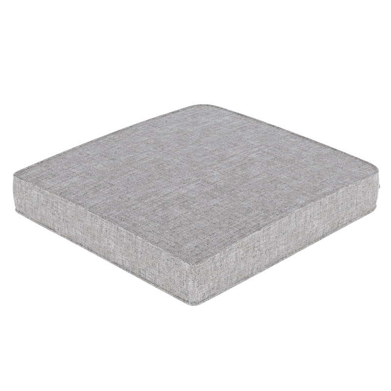 Amala Sunbrella® Outdoor Dining Seat Cushion, Canvas Granite Sunbrella® Canvas