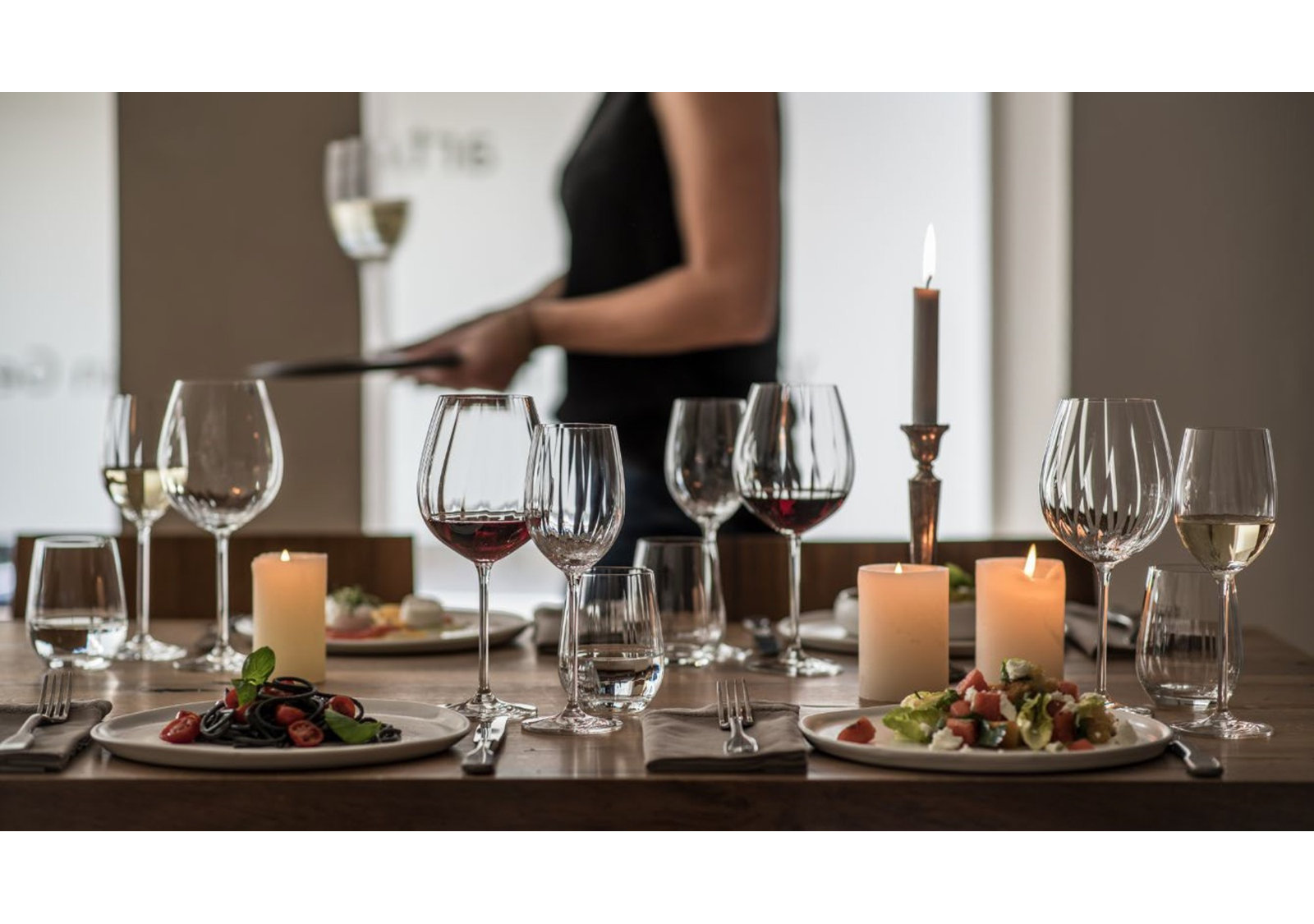 Prizma Ribbed Crystal Champagne Flute