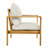 Miconi Patio Acacia Wood Club Chair With Cushions