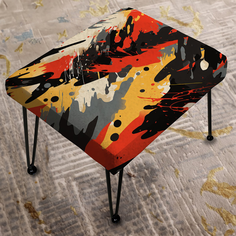 Tribal Tribal Fusion - Repose-pieds rectangulaire abstrait