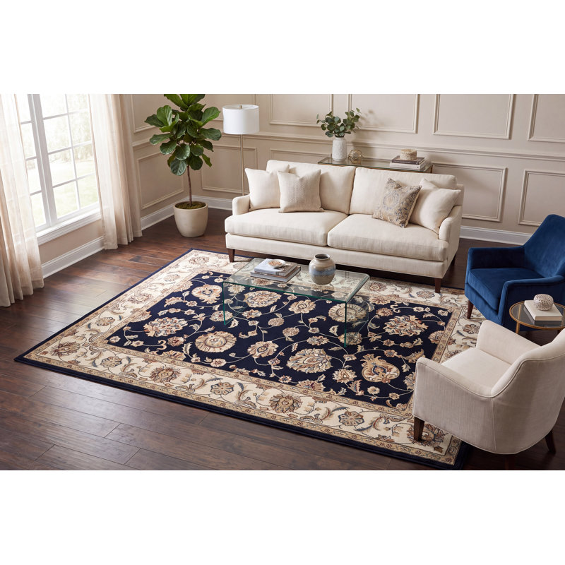 Ancient Garden Floral Indoor Rug, Rectangle 3'11" x 5'7"