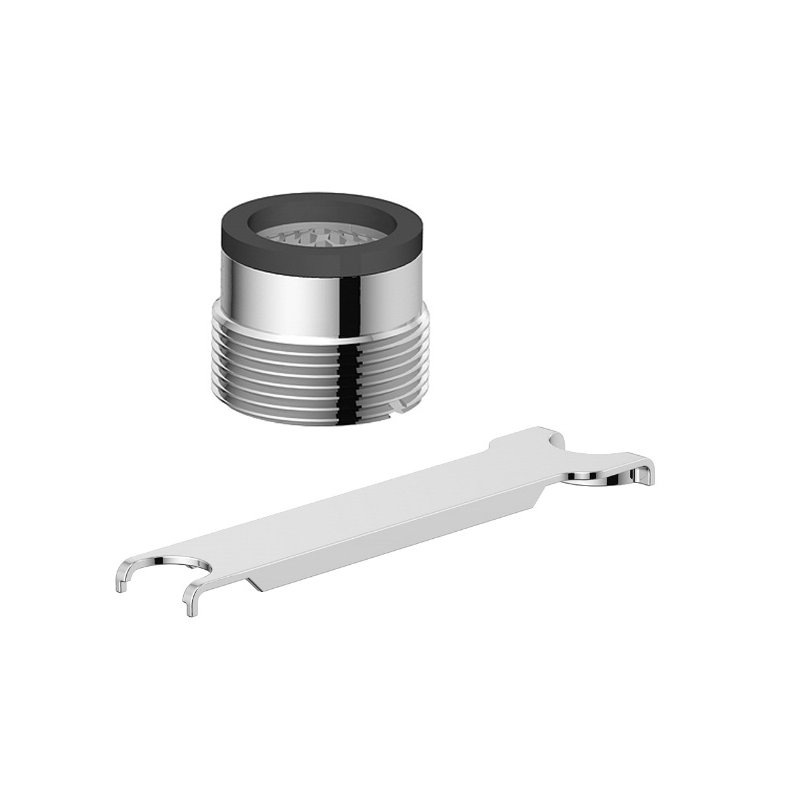 Ensemble d’aérateur mâles à pouce, Chrome
