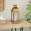 Lanterne bougie en métal pour l'intérieur