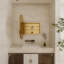 Miroir mural avec rangement pour salle de bain-871056851