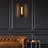 Layer LED Sconce for Indoor/Outdoor Use, Layered Panel Design, Brass Interior, 3-CCT Selectable, Wet Rated-974911305