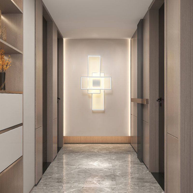 Arlyn 3 - Light 90cm Aluminum LED Dimmable Flush Mounted Sconce, White