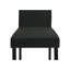 Chaises capitonnées moelleuses 5 pièces brun