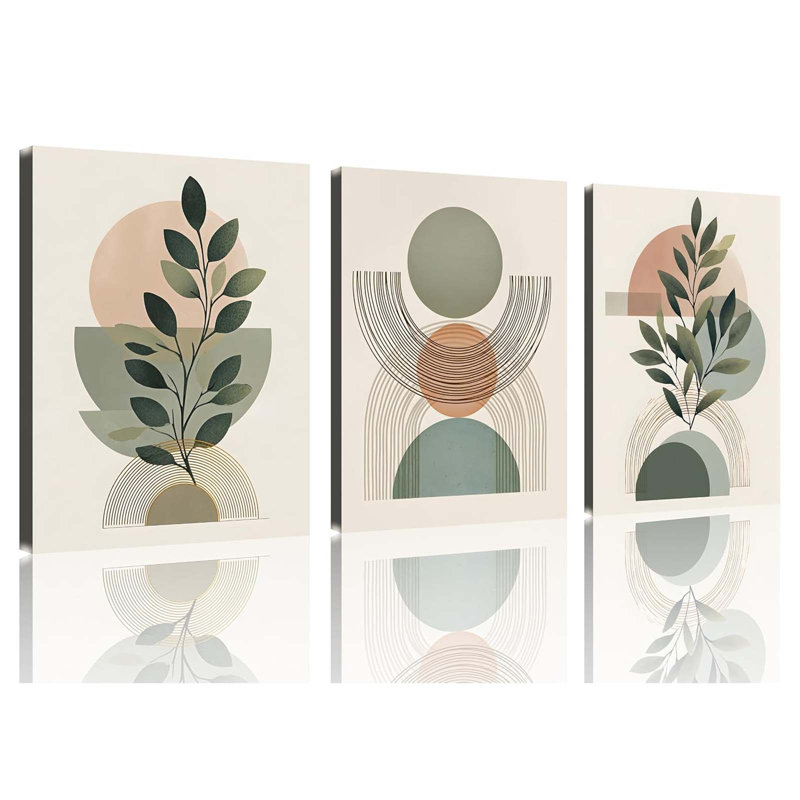 3 Piece Wrapped Canvas Wall Art