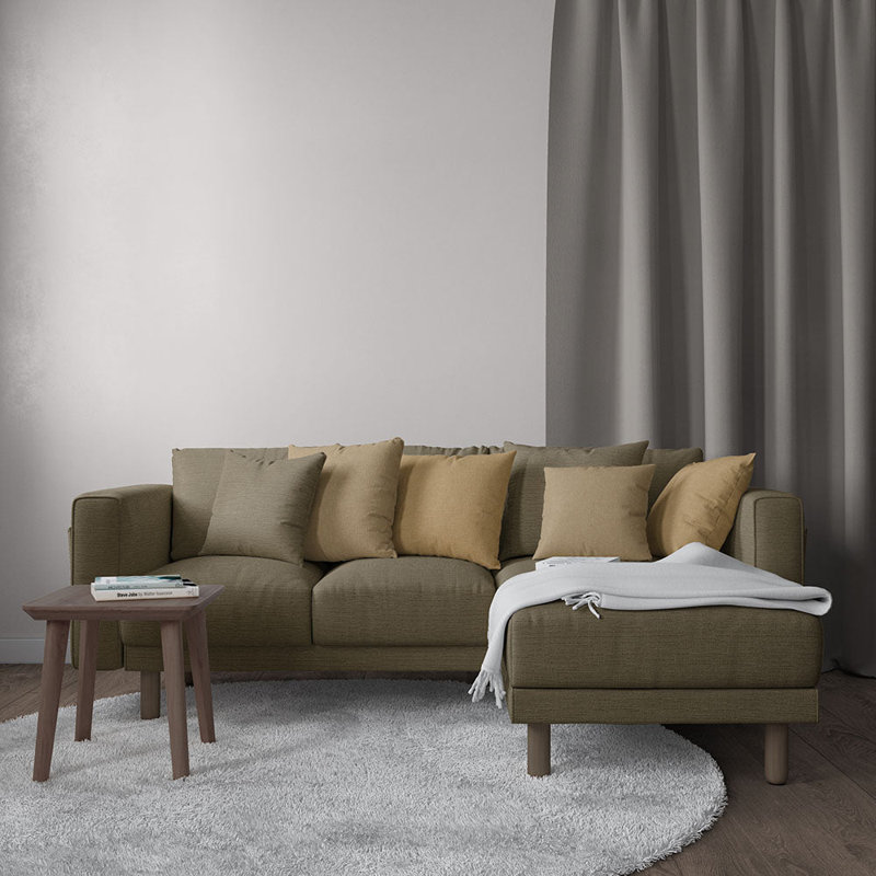 Tissu Abbeyshea Devine Chenille par The Yard, Café au lait
