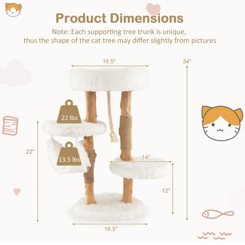 Duha 34'' H Cat Tree