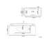 Beier x 80mm Acrylic Bathtub with Tap-938998069-938998068