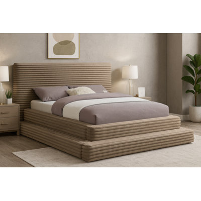 Cozzens Corduroy Fabric Bed