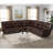 Culbreth 6 - Piece Modern Fancy Vegan Leather Power Reclining Sectional with Wide Back and Console-405073373