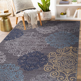 Lark Manor Andromache Rug with Non-Slip Backing & Reviews