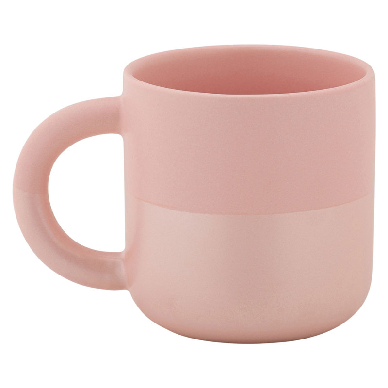 Porcelain Coffee Mug, Rosa