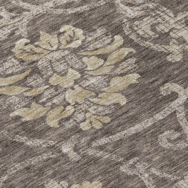 Tapis intérieur / extérieur Sudais avec envers antidérapant, Rectangle 1 pi 8 po x 2 pi 6 po