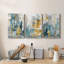 City Views II - Toile tendue avec châssis de qualité supérieure - Prêt à être accroché-1597209376