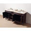 Meuble-lavabo double 72 po x 22 po x 36 po