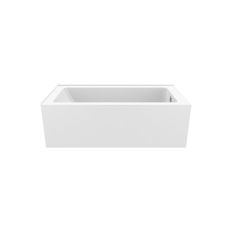Baignoire de coin droite en acrylique Nevia 6030 IFS AFR, Oui