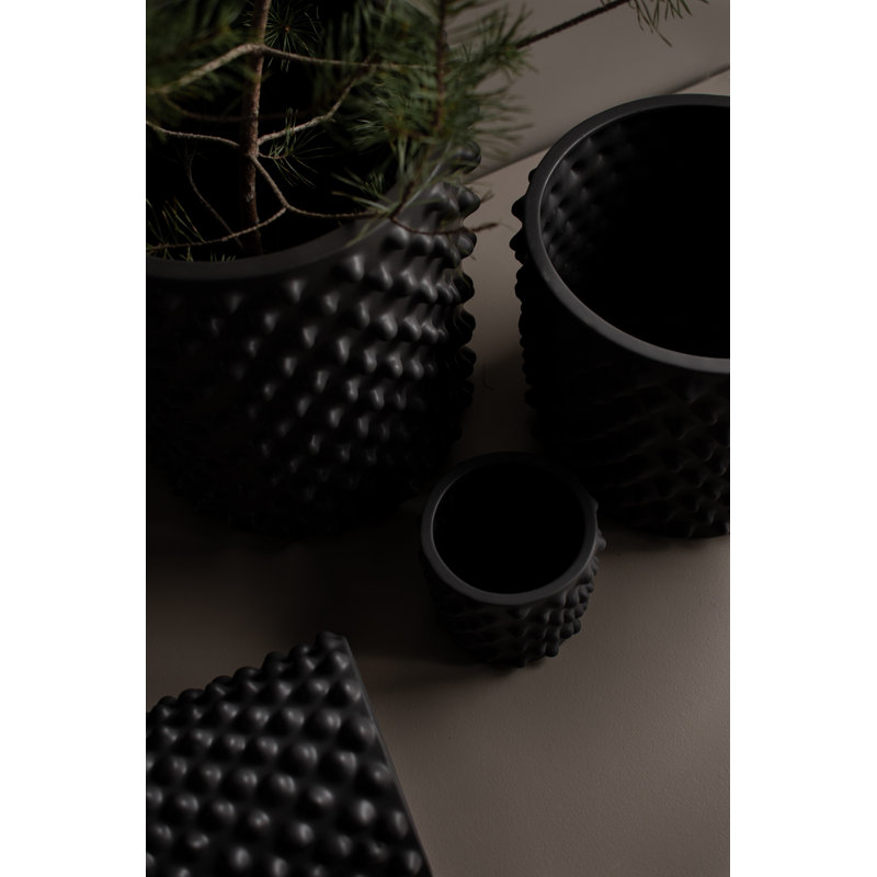 Ceramic Table Vase, Black